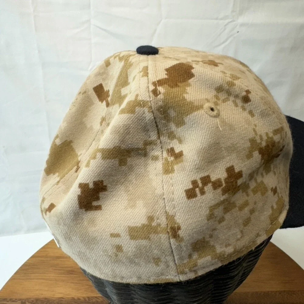 Detroit TIgers Hat Cap‎ Fitted Size 7 Black Digital Camo New Era On Field cap